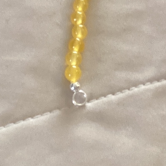 NWOT – genuine rectangular tiger’s eye & yellow quartzite beaded bracelet - Picture 9 of 10